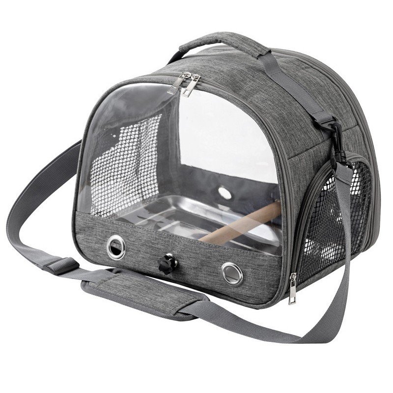 Transport Bird Carrier Cage Parrot Backpack Bag For Birds Outdoor Travel Pet New