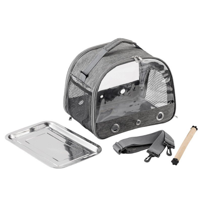 Transport Bird Carrier Cage Parrot Backpack Bag For Birds Outdoor Travel Pet New