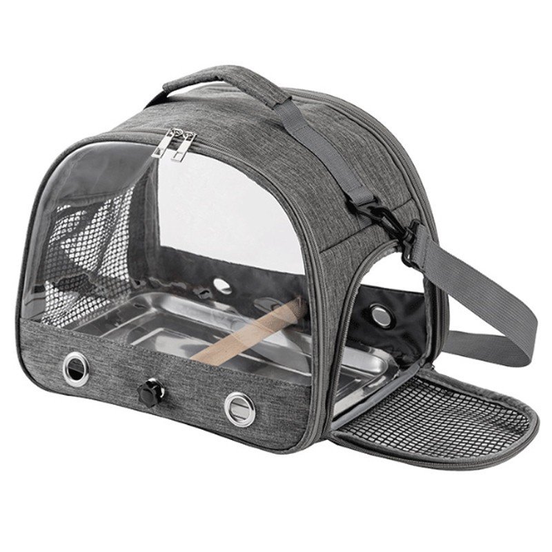 Transport Bird Carrier Cage Parrot Backpack Bag For Birds Outdoor Travel Pet New