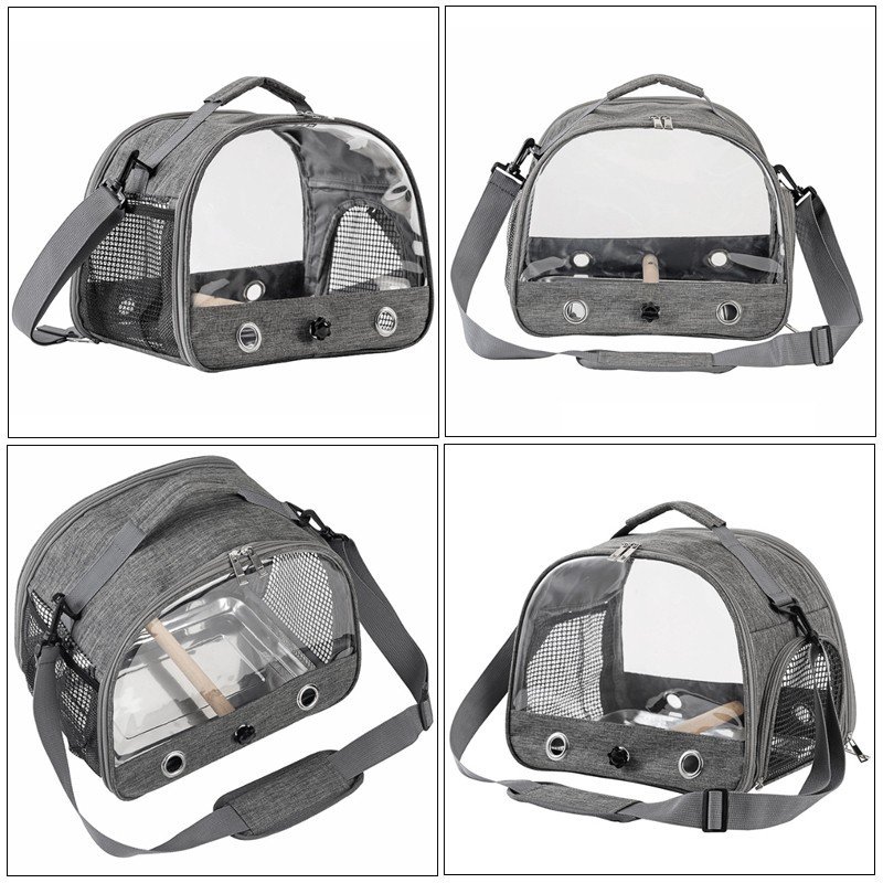 Transport Bird Carrier Cage Parrot Backpack Bag For Birds Outdoor Travel Pet New